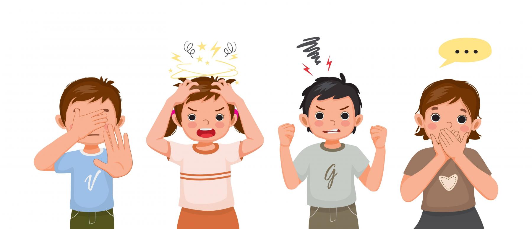 Mood problems can exist during child development